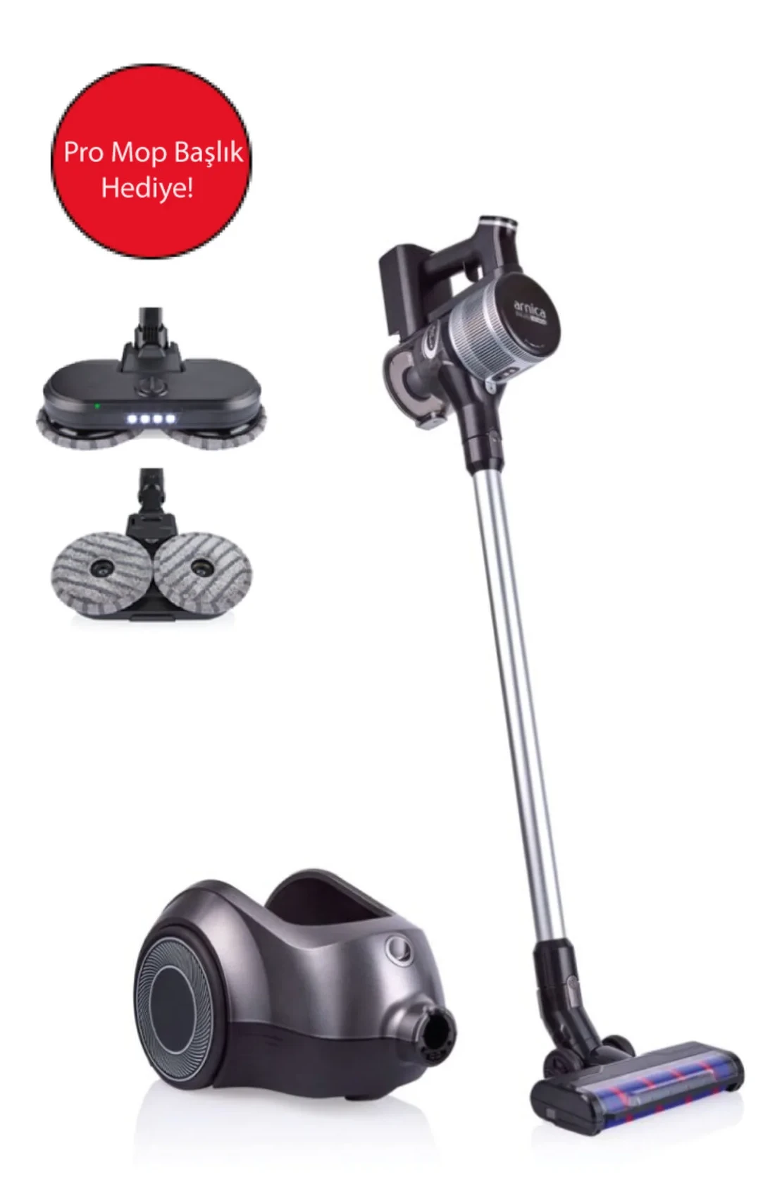 Arnica Solara Hybrid 2 si 1 Arada Kablosuz Süpürge ET13480
