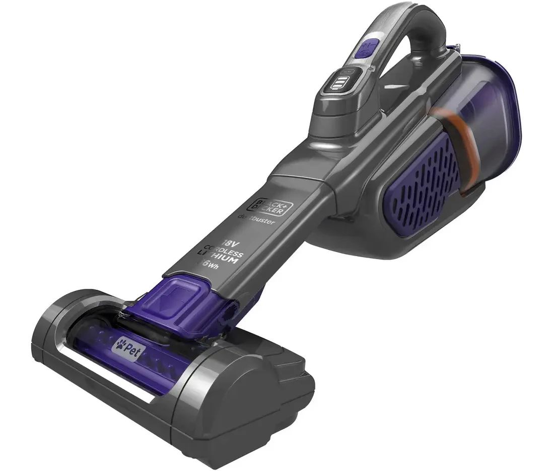 BLACK & DECKER BHHV520BFP 18V Şarjlı Pet Başlıklı Şarjlı Dikey Süpürge