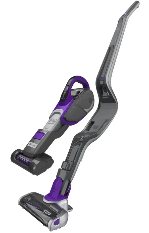 BLACK & DECKER SVJ520BFSP-QW 2’si 1 Arada Evcil Hayvan Serisi Dikey Süpürge