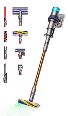 Dyson V15 Detect Absolute Dikey Şarjlı Süpürge – Mavi