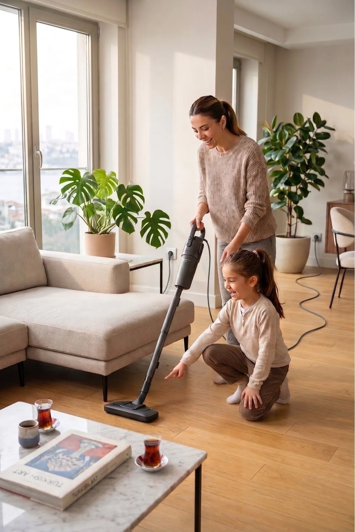 Fakir Vector 2’si 1 Arada Dikey Süpürge 800W Kablolu Kompakt