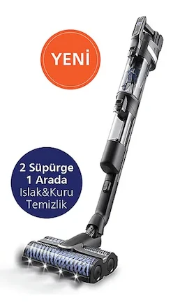 PHILIPS Aqua Trio 9000 Seri XW9465/11 Islak & Kuru Temizlik Dikey Süpürge