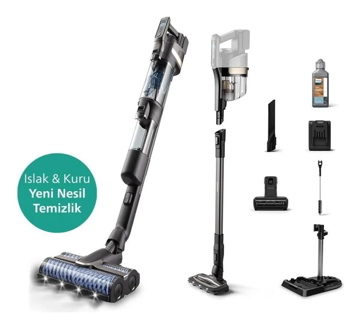 Philips Son Model AquaTrio 9000 Kablosuz Wet & Dry Vacuum (Islak