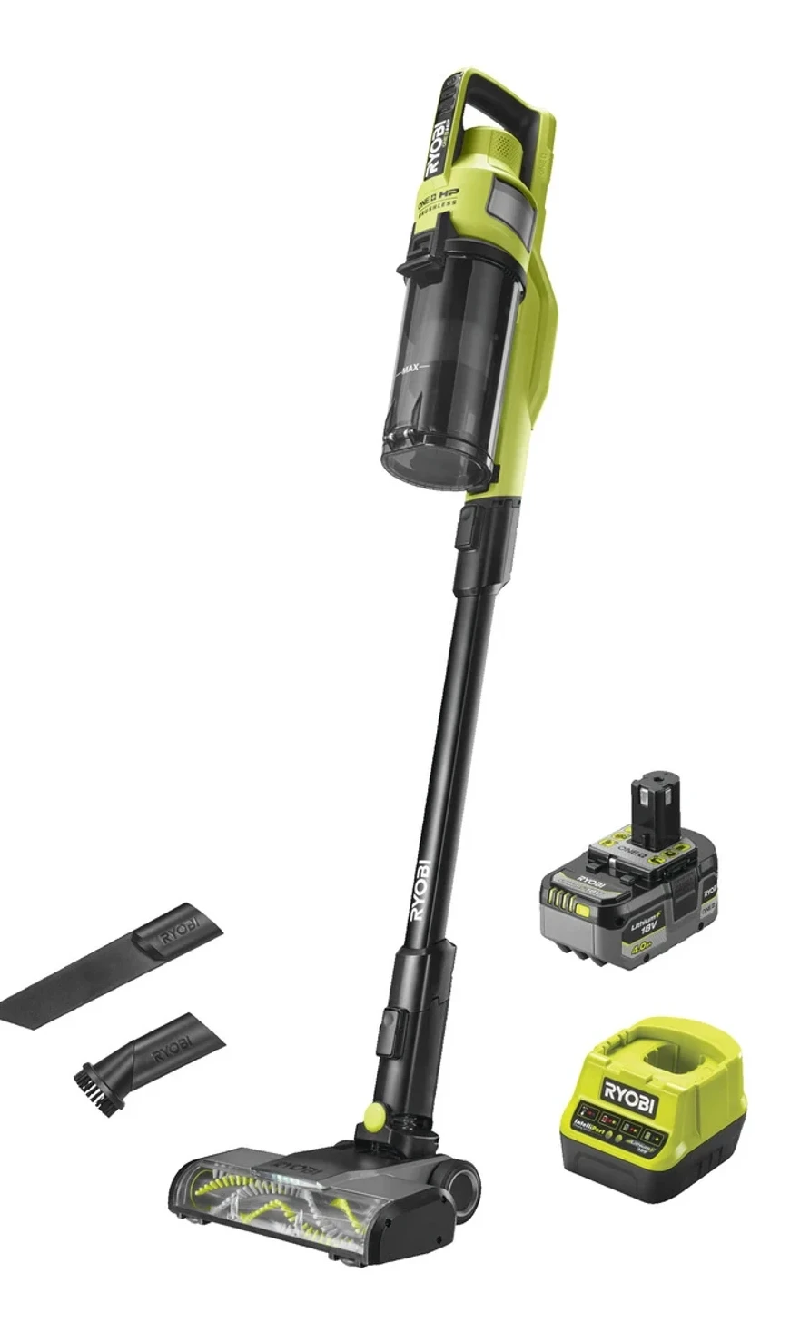 Ryobi Rsv18X-1X40G 18V 4.0Ah Şarjlı Dikey Süpürge