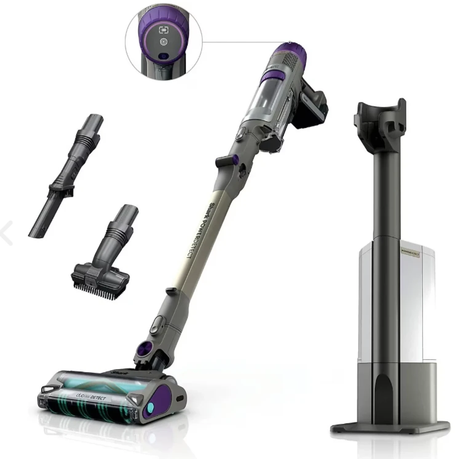 Shark Powerdetect IP3251EUT Clean&Empty Pet Başlıklı Şarjlı Dikey Süpürge