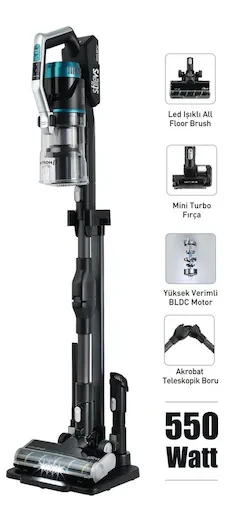 Stilevs Megatron 2 Dikey Şarjlı Süpürge Set14010