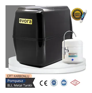 13 Aşamalı 10L Kapalı Oval Kasa Pompasız Su Arıtma Cihazı
