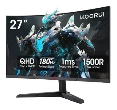 1ms 180Hz 27″ 2560×1440 QHD Curved Gaming Monitör 27E6QCA