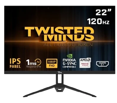 22″ TM22FHD120IPS FHD 120HZ 1MS Hdmı DP IPS Çerçevesiz Gaming Monitör
