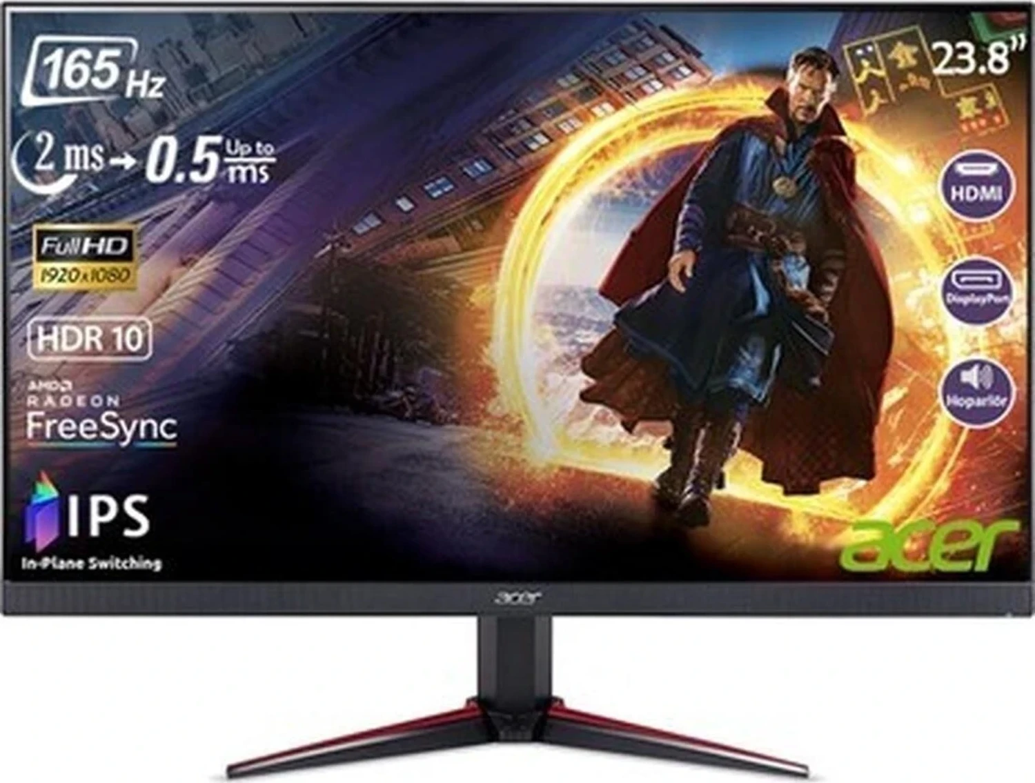Acer Nitro VG240YS 23,8″ 165 Hz (Hdmı+Display) Amd Radeon Freesync Monitör