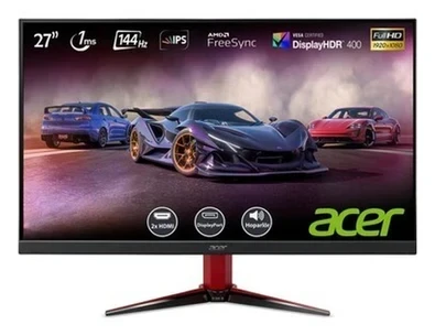 Acer Nitro VG271P 27″ 144Hz 1ms (2xHDMI+Display) FreeSync Full HD Monitör
