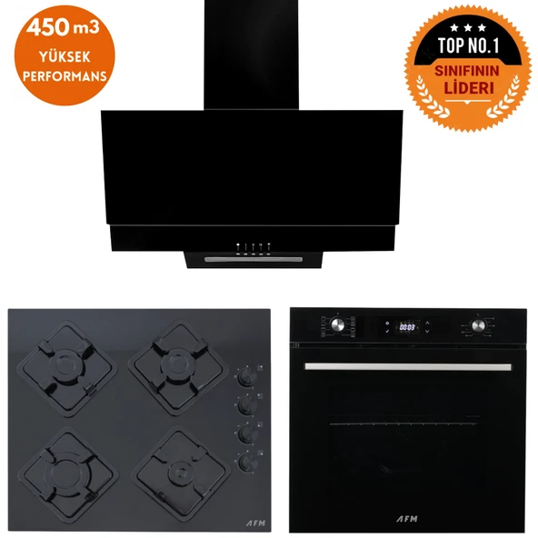 AFM Tech Chardak Turbo Dijital Cam Ankastre Set (FM3250 + FM7700