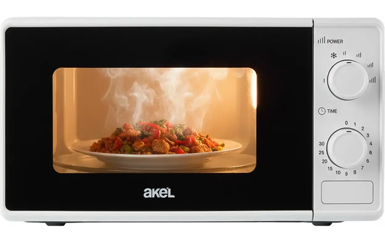 AKEL AMD160 20 l 1000 W Mekanik Kontrol ile Kullanım 20 l Mikrodalga