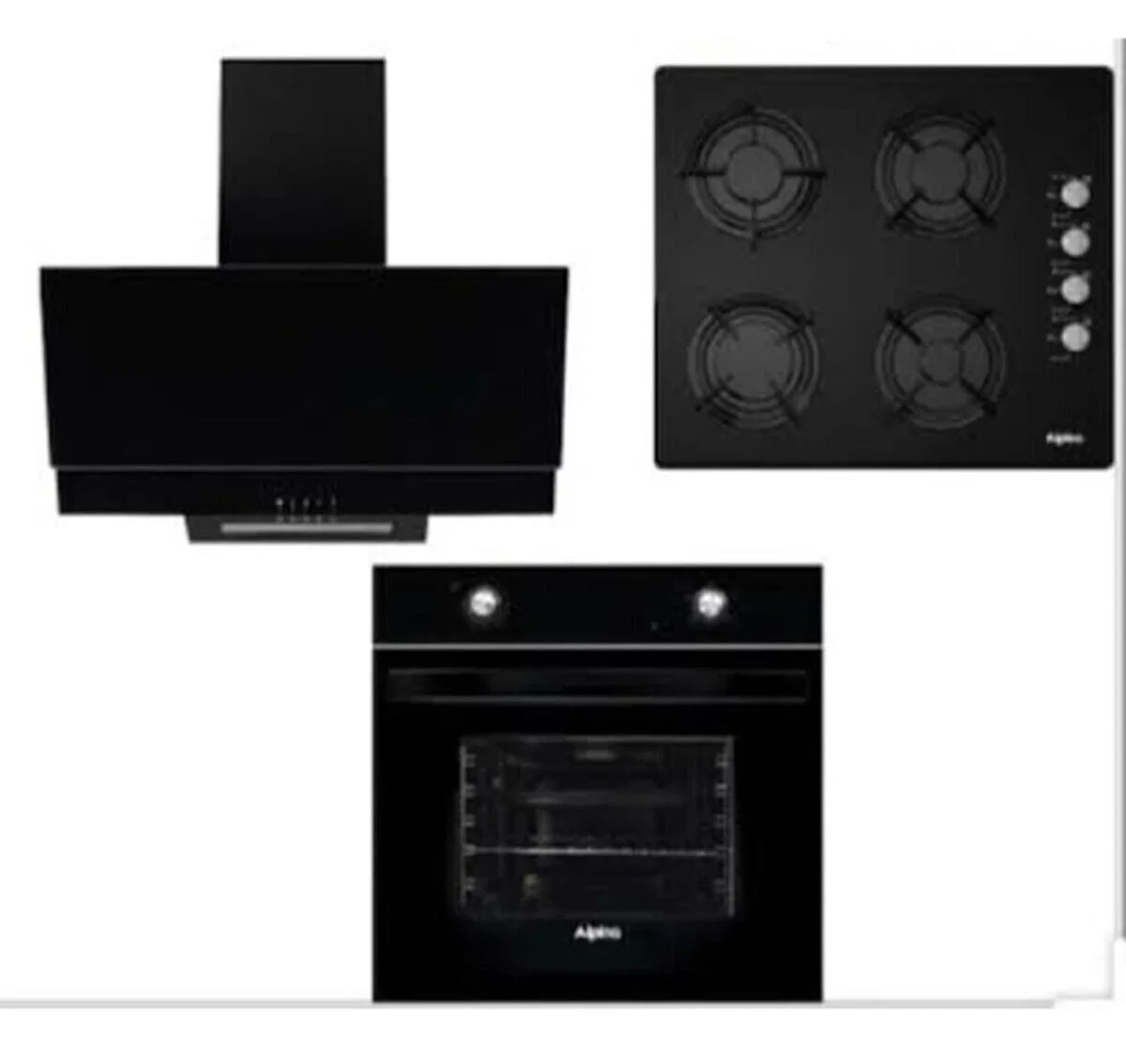 Alpina Statik Cam Ankastre Set (davlumbaz-ocak-fırın) Tyc00109321847