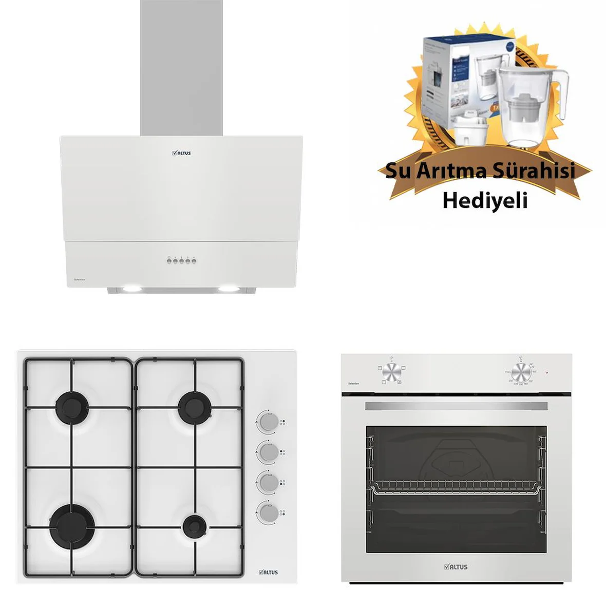 Altus Cam Ankastre Set 510 Hw
