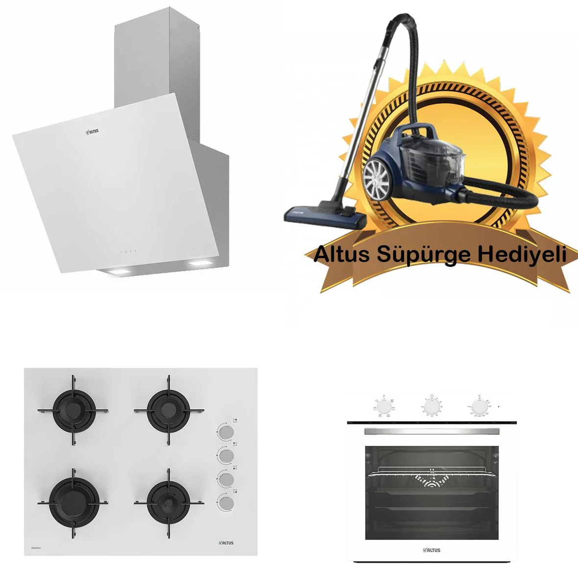 Altus Cam Ankastre Set 570 W
