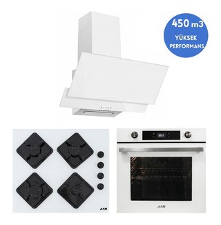 Alveus Afm Serisi ALFA FM7701 + FM2201 + FM3301W Alfa Turbolu Ankastre Set