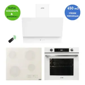 Alveus Afm Serisi Lugan Vitro FM7701 + V6-05 + FM3401W Ankastre Set