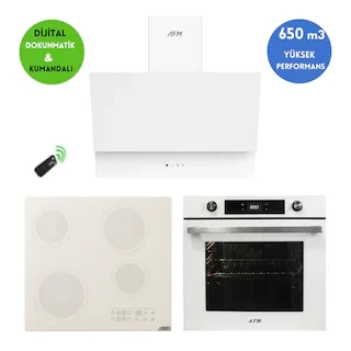 Alveus Afm Serisi Lugan Vitro FM7701 + V6-05 + FM3401W Ankastre Set
