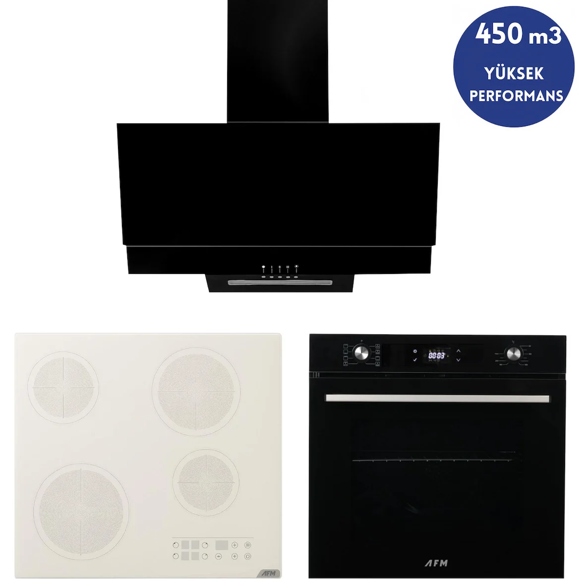 Alveus AFM Serisi Radeo Vitro. Elektrikli Cam Ankastre Set ( V6-05