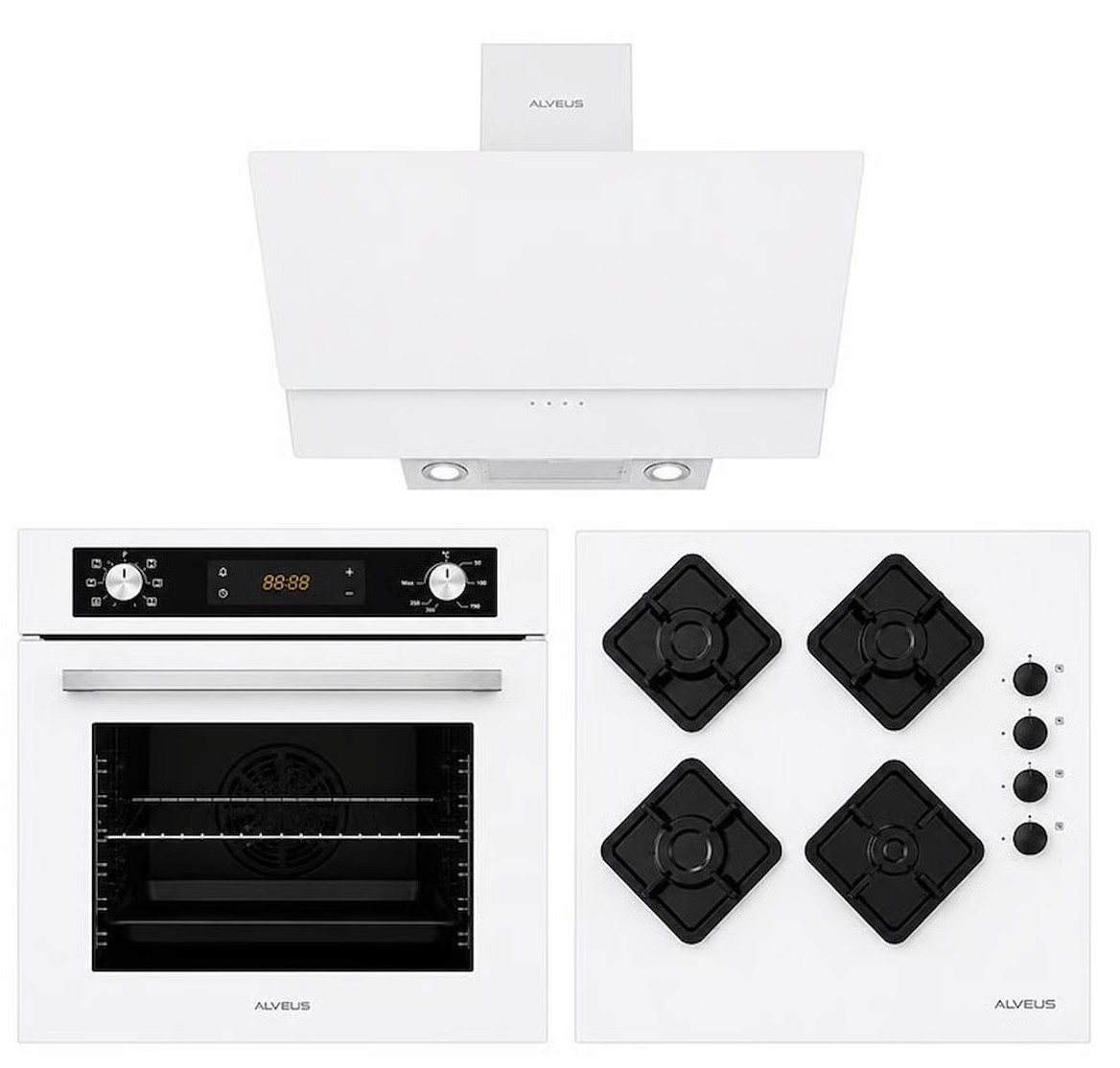 Alveus Cam Ankastre Set (Mfa 627 Wh + Kls 670 Wh + Mod 3000)