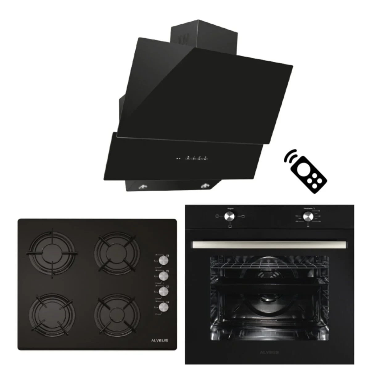 Alveus Chıef 604 3’LÜ Ankastre SET(MOD300-GLS640-MFA604