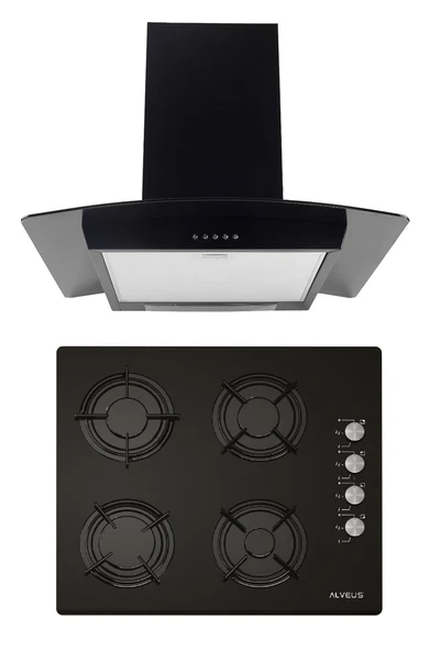 Alveus İber Siyah 2’Lİ Ankastre SET (GLS 640 – İber)