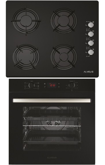 Alveus Kristal ALV MFA 627 – ALV GLS 640 Ankastre Set