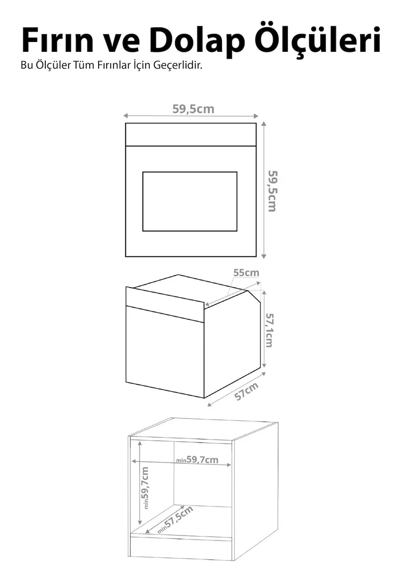 Alveus NEW 614 Siyah CAM 3’LÜ Ankastre SET [Bindesit-GLS640-MFA614]