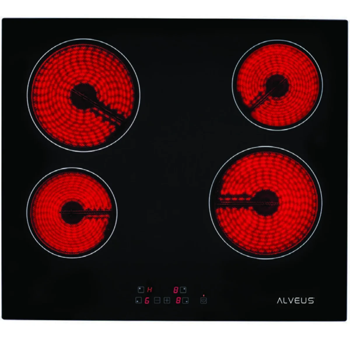 Alveus Vitroseramik 641 Elektrikli Ankastre Ocak 60 Cm