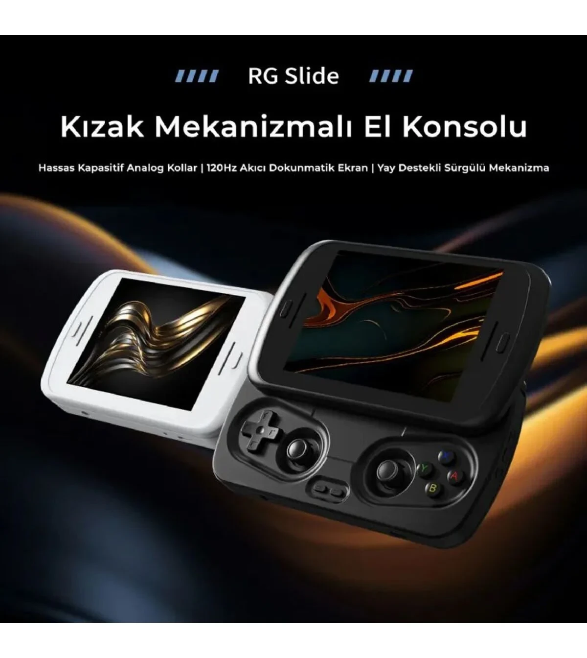 ANBERNIC RG Slide Kızaklı Android Retro El Oyun Konsolu