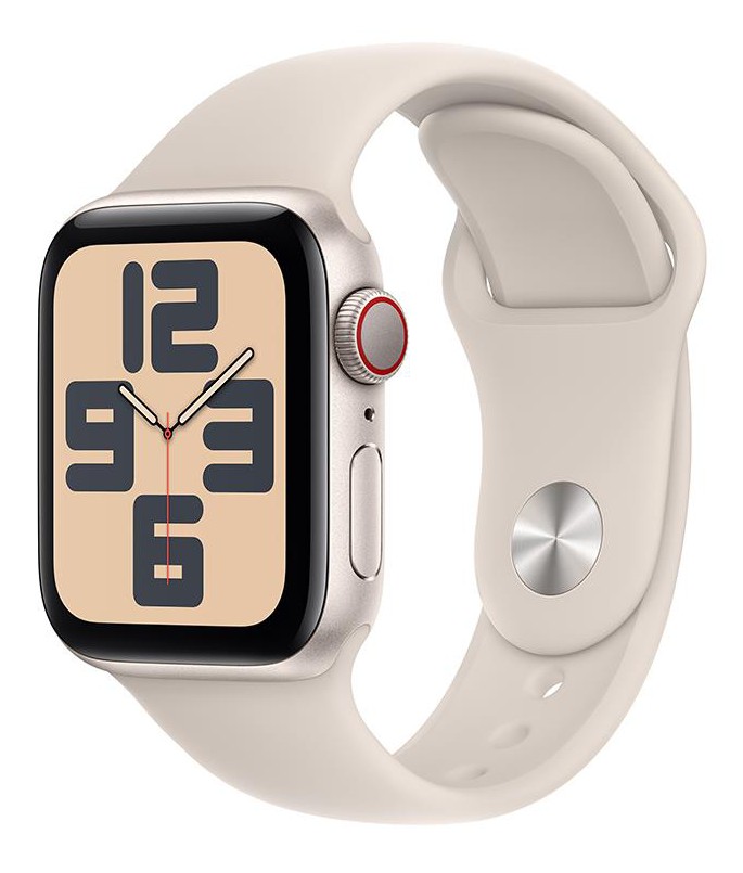 Apple Watch SE GPS + Cellular 40mm Starlight with Starlight Sport Band