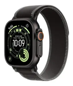 Apple Watch Ultra 3 GPS + Cellular 49mm Titanium Case with /Charcoal Trail Loop – M/L