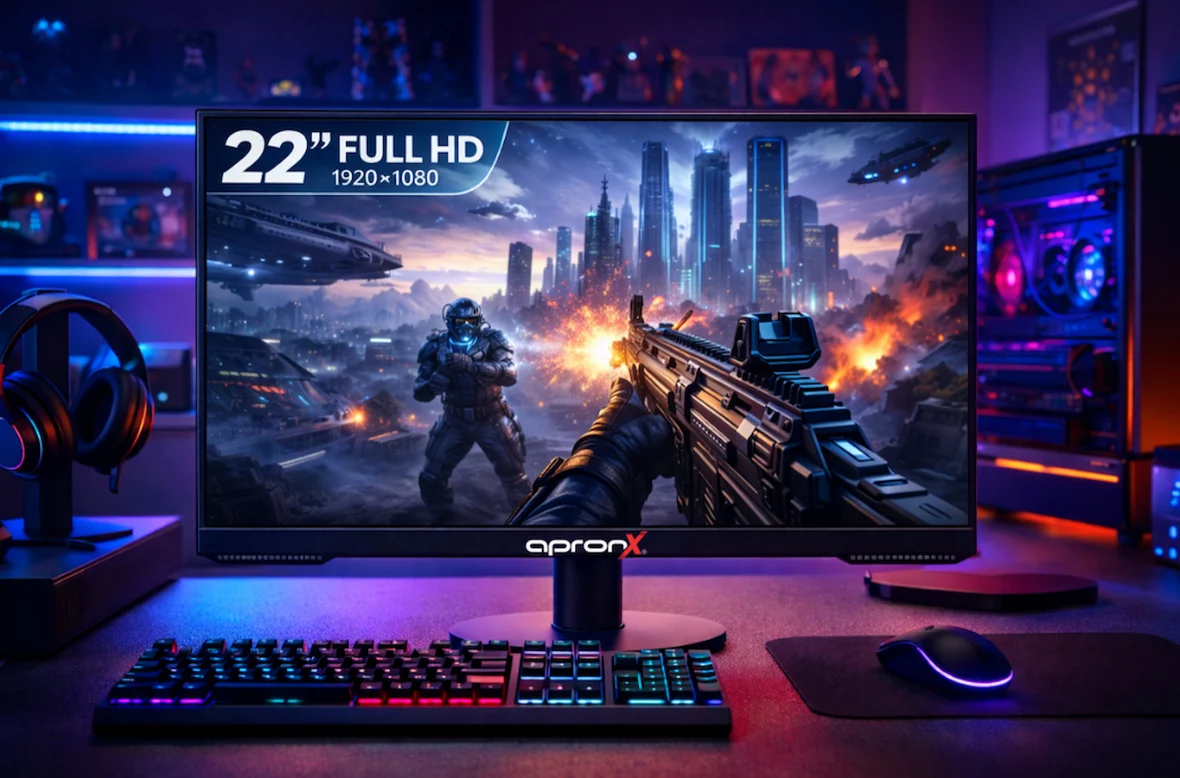 Apronx Apx-nws22 22″ Led 1080p Vga+hdmi+ses Monitor