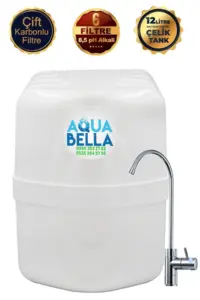 AQUA BELLA En İyi Su Arıtma Cihazı Optimus 12 Lt Çelik Tanklı NSF Sertifikalı