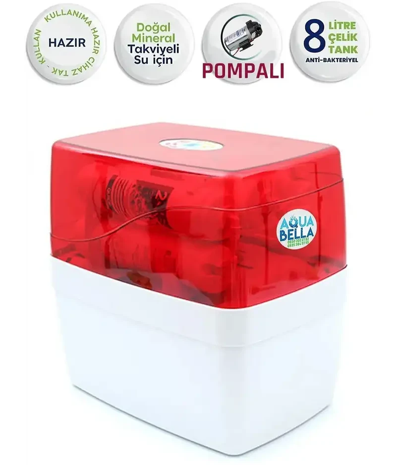 AQUABELLA Crystal Plus Pompalı Su Arıtma Cihazı