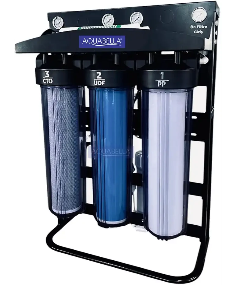 AQUABELLA Sanayi Tipi Günde 4500 LT Kapasiteli 1200 GPD Su Su Arıtma Cihazı