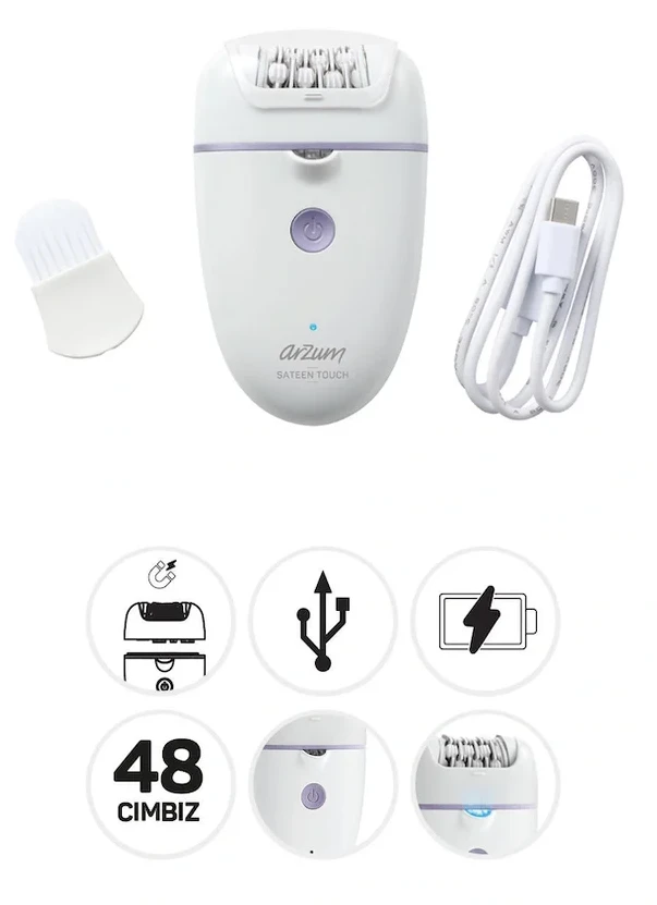 AR5173 Sateen Touch Şarjlı Epilasyon Cihazı