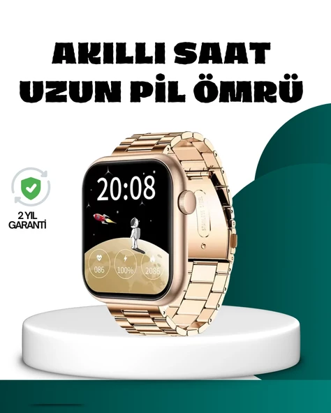 Arama Özellikli Akıllı Saat Uzun Pil Ömürlü