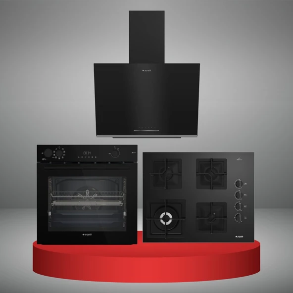 Arçelik Ankastre Set – 16 (AFC362S/OCDK651DWYS/ADE6062S1)