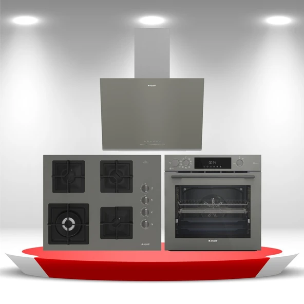 Arçelik Ankastre Set – 7 (AFC362G/OCDK651DWYG/ADE606-2G)