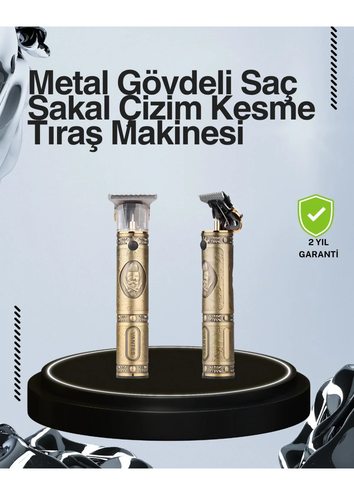 ArkhenX Kompakt Tasarımlı, Uzun Pil Ömürlü Saç Sakal Kesme Makinesi