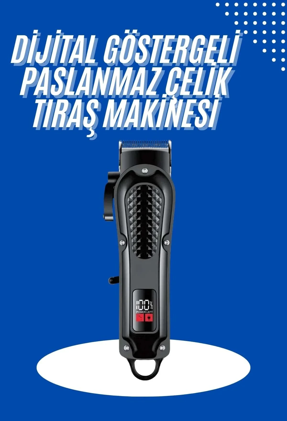 ArkhenX Profesyonel Saç Kesme Aleti Dijital Saç Sakal Tıraş Makinesi