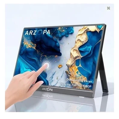 Arzopa A1 T 15.6″ 30 Ms 60Hz Full Hd IPS Ultra Ince Dokunmatik Monitör