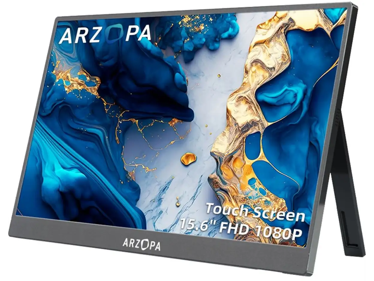 ARZOPA A1 T FHD IPS Ultra İnce Dokunmatik Taşınabilir 15,6 inç Monitör