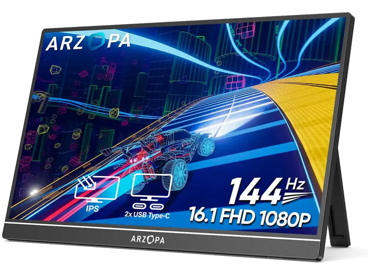 ARZOPA Z1FC IPS Type-C Taşınabilir 16,1 inç Full-HD 13 ms 144 Hz Monitör