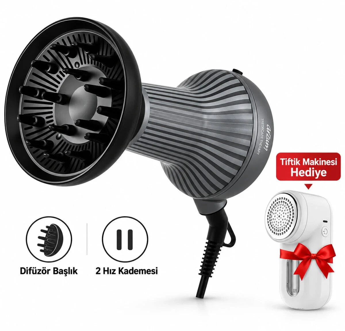 Arzum AR5124 Trendcare Curly 800W Saç Kurutma Makinesi