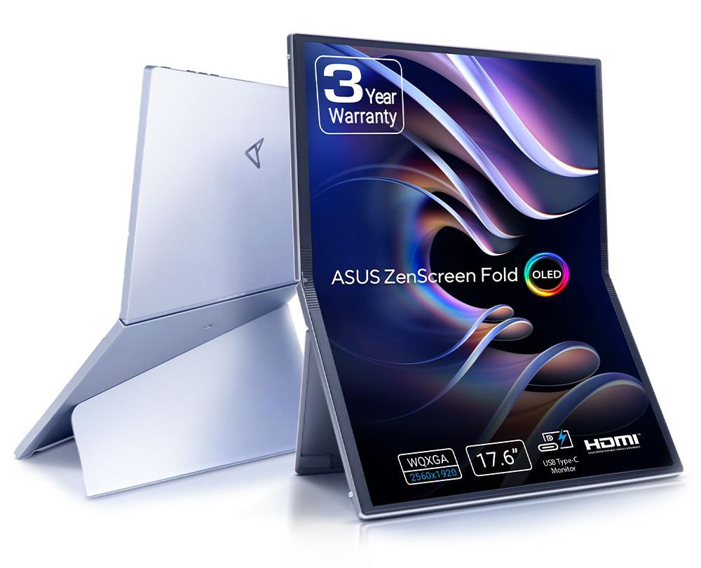 ASUS 17,3'' ZENSCREEN MQ17QH 0.2Ms 60Hz OLED Taşınabilir Monitör