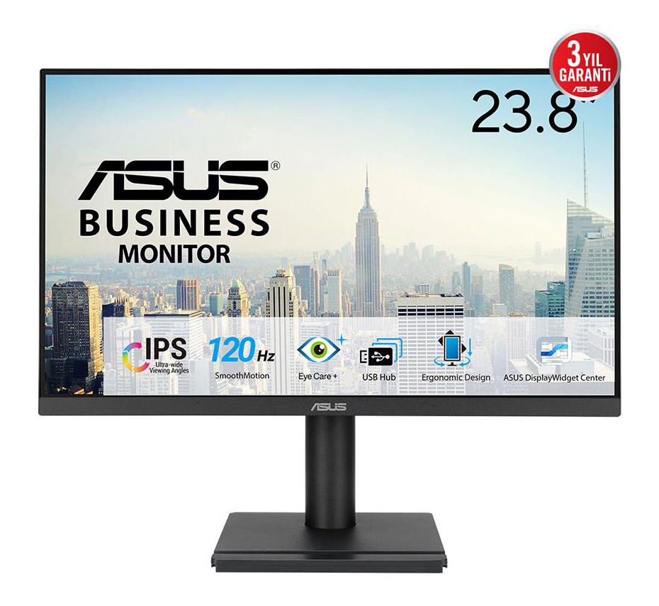 Asus 23,8″ Busıness VA249QGS 1Ms 120Hz IPS Full HD Monitor