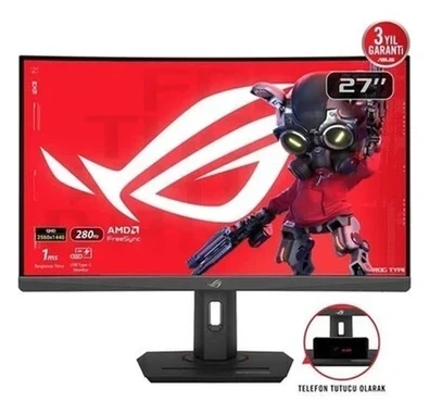 Asus 27″ Fast Va Rog Strıx XG27WCMS 1ms 280HZ Hdmı-Dp Pıvot Kavıslı Monitör